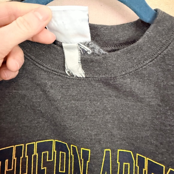 Northern Arizona University NAU Gray and yellow champion crewneck sweatshirt - Picture 6 of 6